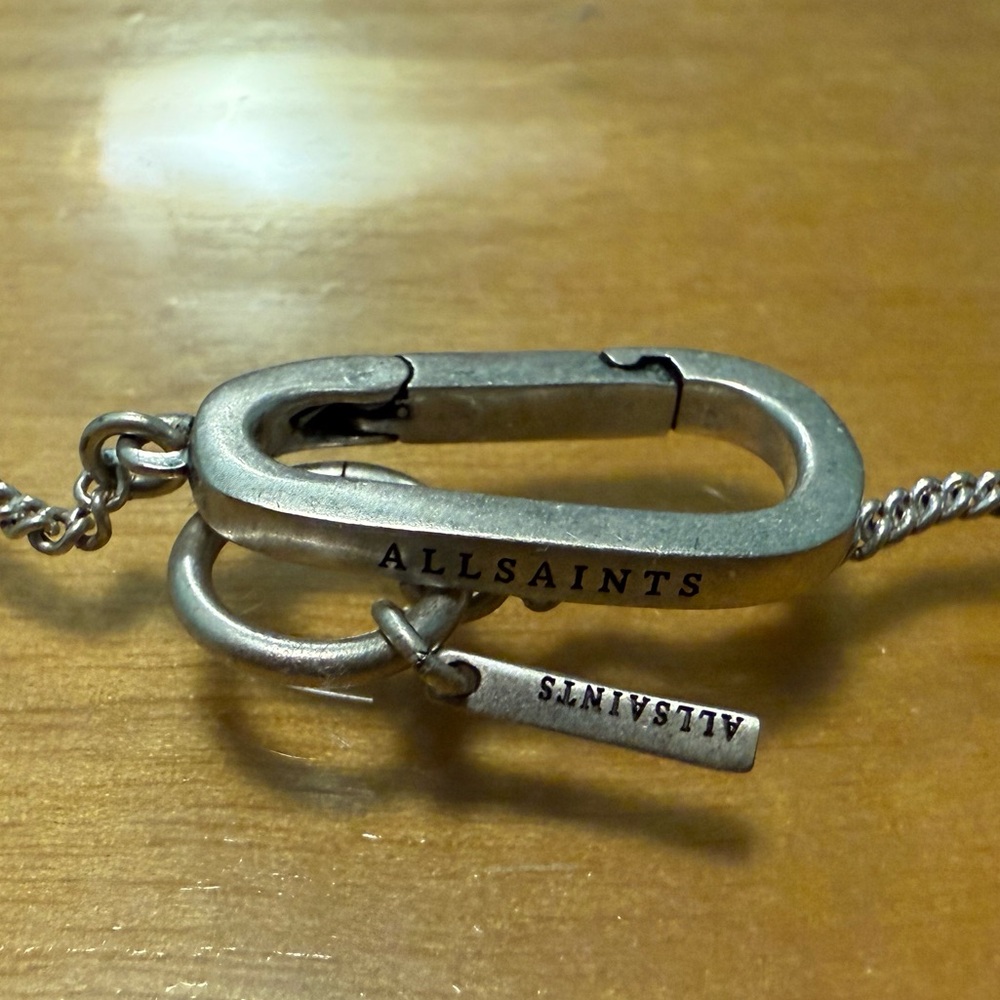 All Saints Silver Chain Bracelet